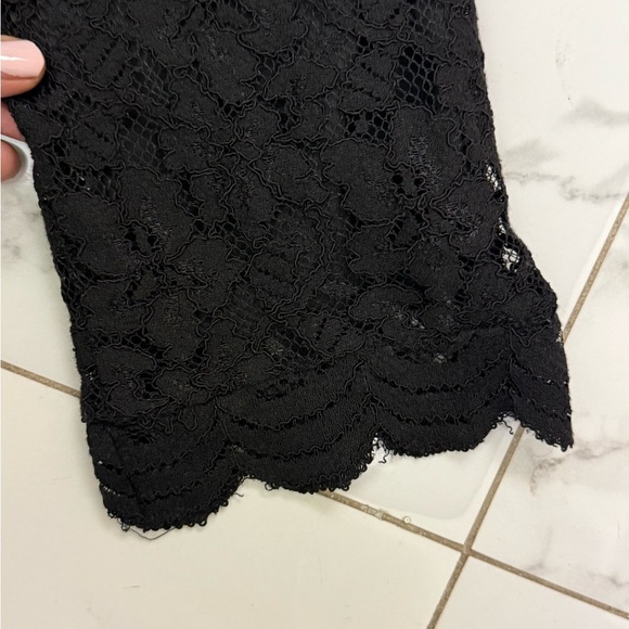 Boston Proper Elegant Black Lace Pants Size 10 - Picture 3 of 7